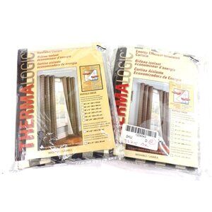 Curtains Energy Efficient Buffalo Check Blk/Wht 40X15 NWT